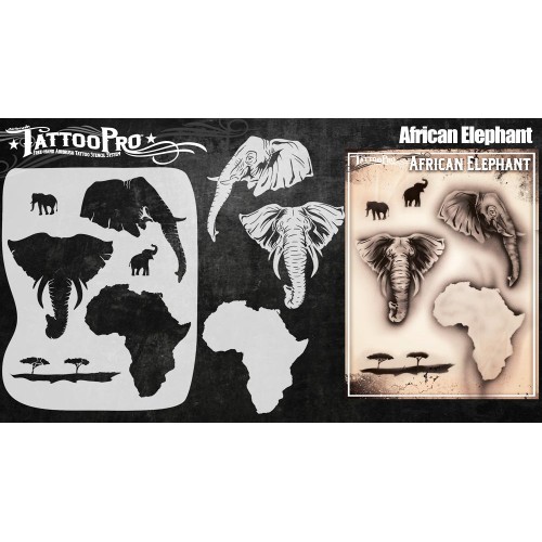 Airbrush Tattoo Pro African Elephant (African Elephant)